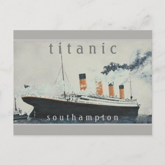 TITANIC Party  White Star Line Ship Briefkaart (Voorkant)