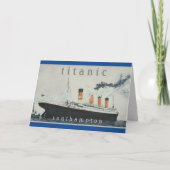 TITANIC Party  White Star Line Ship Kaart (Voorkant)