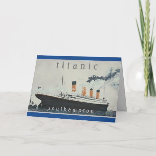 TITANIC Party  White Star Line Ship Kaart (Voorkant)