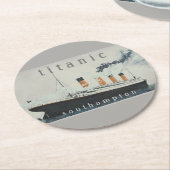 TITANIC Party  White Star Line Ship Ronde Kartonnen Onderzetter (Gebogen)