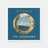  Titanic Personalized Dinner Party Servet (Voorkant)