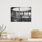 Titanic Photo Grand Staircase, Dome Skylight Poster (Keuken)