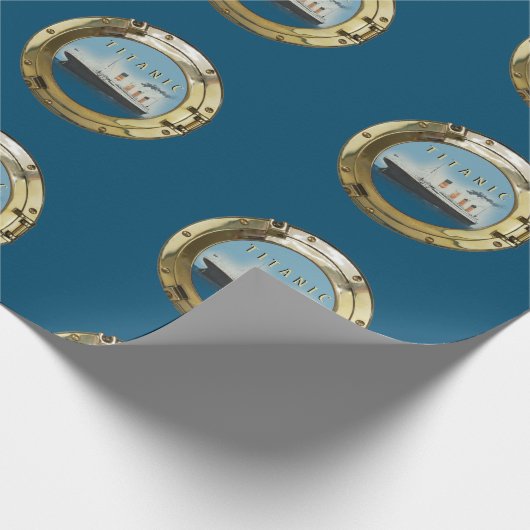  Titanic Porthole Cadeaupapier (Hoek)