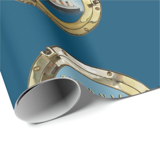Titanic Porthole Cadeaupapier (Rol Hoek)