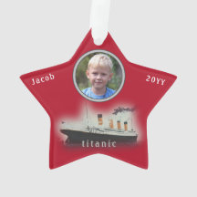 Titanic Porthole Photo Red Kerstmis