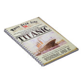 Titanic poster notitieboek (Rechterzijde)