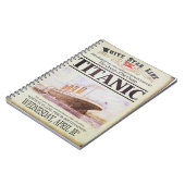 Titanic poster notitieboek (Linkerzijde)