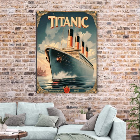Titanic Poster -  Retro Wall Art Poster