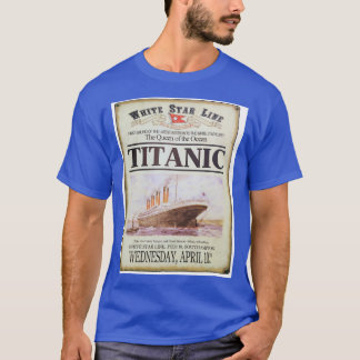 Titanic poster t-shirt