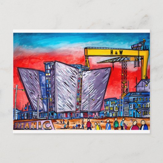 Titanic Quarter Belfast Briefkaart (Voorkant)
