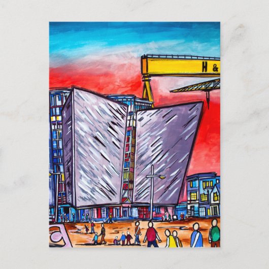 Titanic Quarter Belfast Briefkaart (Voorkant)