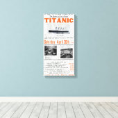 Titanic Queen of the Ocean - White Star Line Canvas Afdruk (Insitu (Houten vloer))