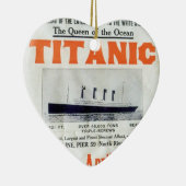Titanic Queen of the Ocean - White Star Line Keramisch Ornament (Rechts)