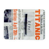 Titanic Queen of the Ocean - White Star Line Magneet (Horizontaal)