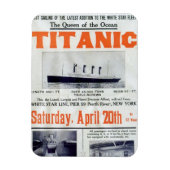 Titanic Queen of the Ocean - White Star Line Magneet (Verticaal)