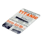 Titanic Queen of the Ocean - White Star Line Magneet (Linkerzijde)