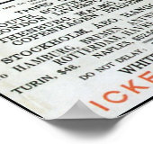 Titanic Queen of the Ocean - White Star Line Poster (Hoek)