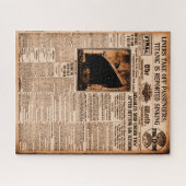 Titanic rapporteerde Sinking World News 1912 Legpuzzel (Horizontaal)