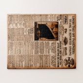 Titanic rapporteerde Sinking World News 1912 Legpuzzel (Horizontaal)