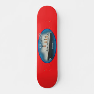 Titanic Red Maritime White Star Line Ship Persoonlijk Skateboard