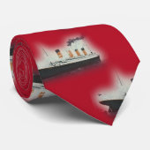 Titanic Red Ship Stropdas (Opgerold)