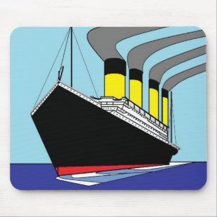 Titanic sailing mousepad muismat