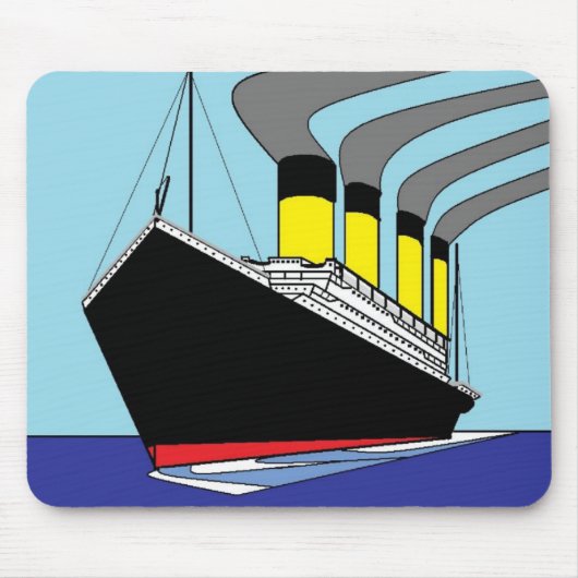 Titanic sailing mousepad muismat (Voorkant)
