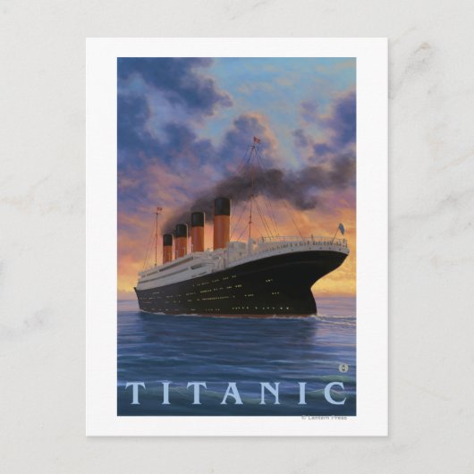 Titanic SceneWhite Star Line Briefkaart (Voorkant)