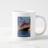 Titanic SceneWhite Star Line Grote Koffiekop (Rechts)
