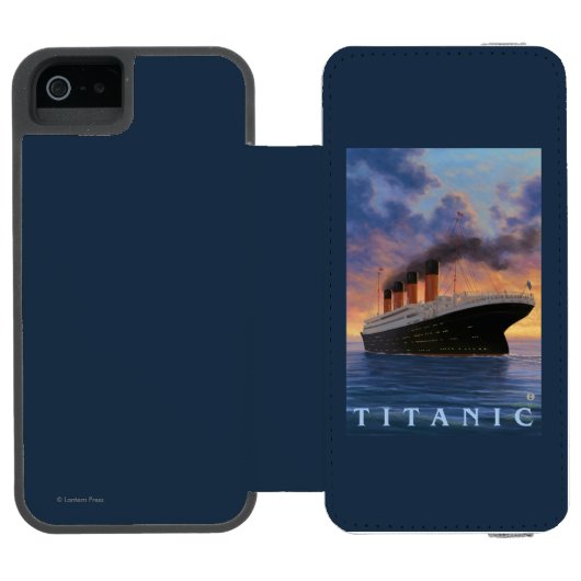 Titanic SceneWhite Star Line Incipio iPhone Portemonnee Hoesje (Agenda Open)
