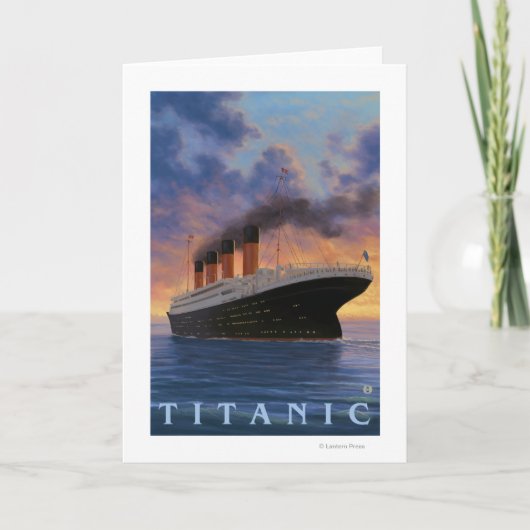 Titanic SceneWhite Star Line Kaart (Voorkant)