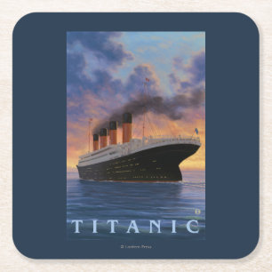 Titanic SceneWhite Star Line Kartonnen Onderzetters