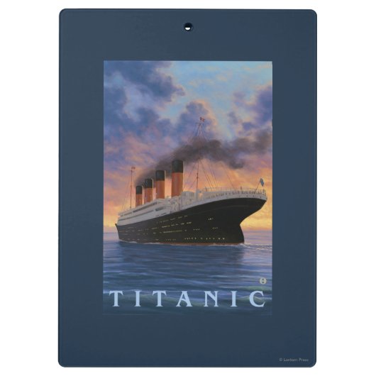 Titanic SceneWhite Star Line Klembord (Achterkant)