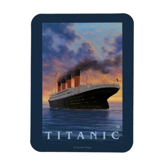 Titanic SceneWhite Star Line Magneet (Verticaal)