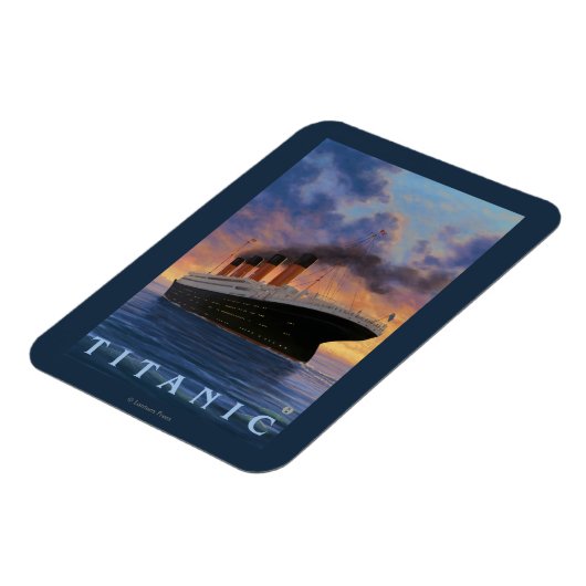 Titanic SceneWhite Star Line Magneet (Linkerzijde)