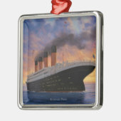 Titanic SceneWhite Star Line Metalen Ornament (Links)