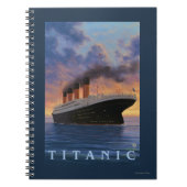 Titanic SceneWhite Star Line Notitieboek (Voorkant)