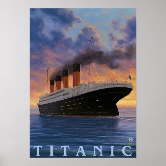 Titanic SceneWhite Star Line Poster (Voorkant)