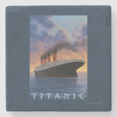 Titanic SceneWhite Star Line Stenen Onderzetter (Voorkant)