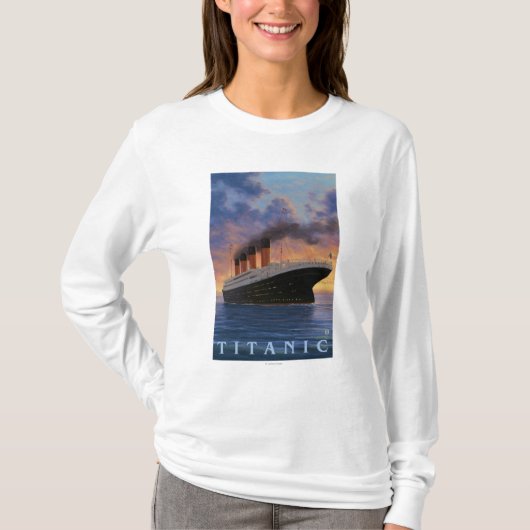 Titanic SceneWhite Star Line T-shirt (Voorkant)