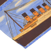 Titanic schip tafel runner korte tafelloper (Hoek)