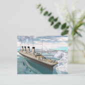 Titanic ship - 3D rendering Briefkaart (Staand voorkant)