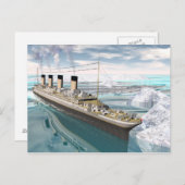 Titanic ship - 3D rendering Briefkaart (Voorkant / Achterkant)