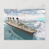 Titanic ship - 3D rendering Briefkaart (Voorkant)