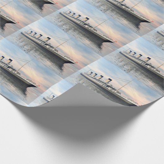 Titanic ship - 3D rendering Cadeaupapier (Hoek)