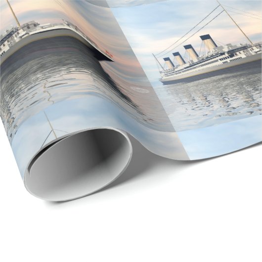 Titanic ship - 3D rendering Cadeaupapier (Rol Hoek)