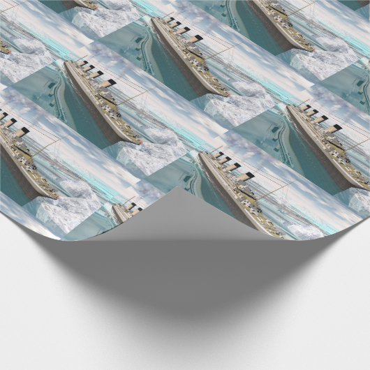 Titanic ship - 3D rendering Cadeaupapier (Hoek)