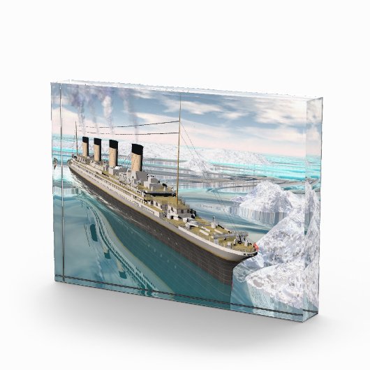 Titanic ship - 3D rendering Fotoblokken (Rechts)