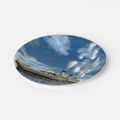 Titanic ship - 3D rendering Papieren Bordje (Gekanteld)