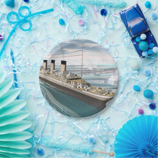 Titanic ship - 3D rendering Papieren Bordje (Feest)